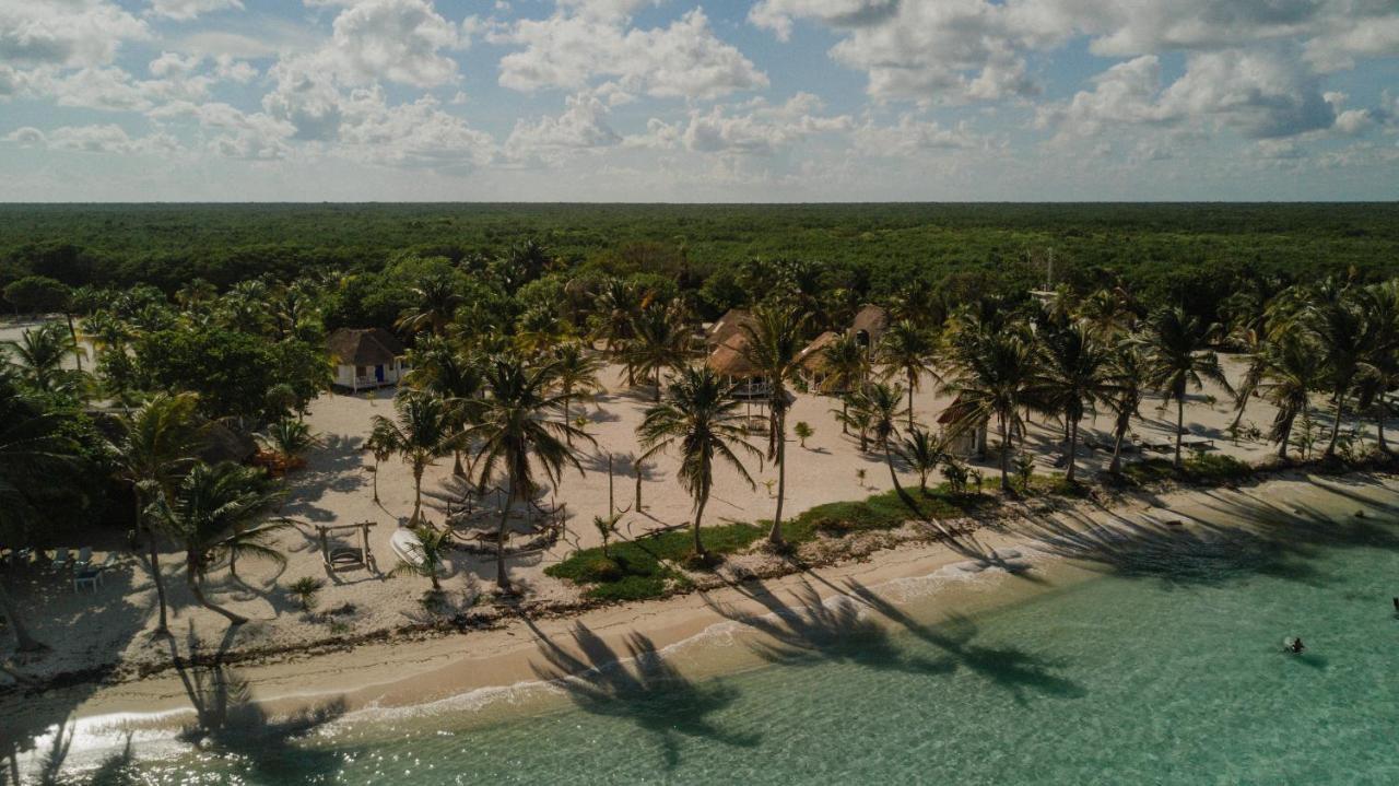Cabanas Ecoturisticas Costa Maya Mahahual Dış mekan fotoğraf