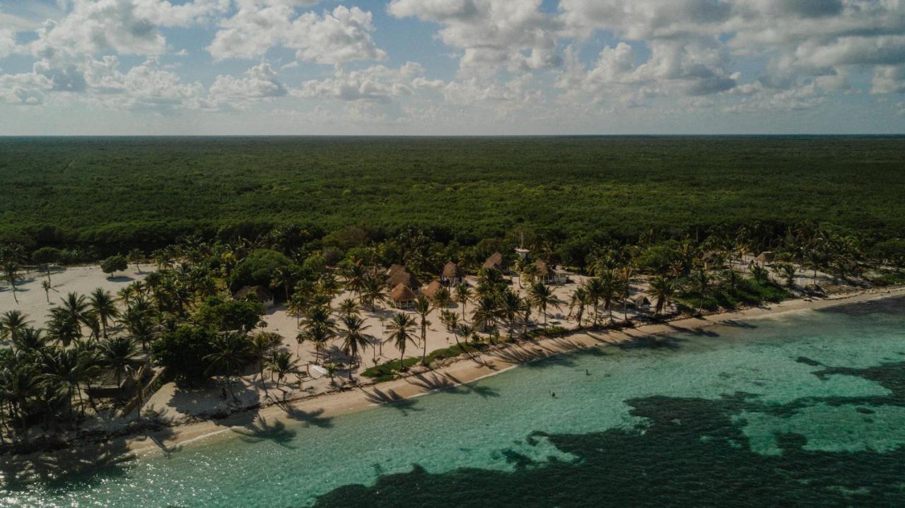 Cabanas Ecoturisticas Costa Maya Mahahual Dış mekan fotoğraf
