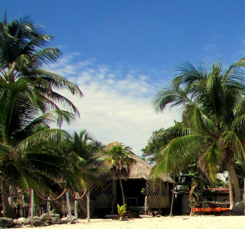 Cabanas Ecoturisticas Costa Maya Mahahual Dış mekan fotoğraf